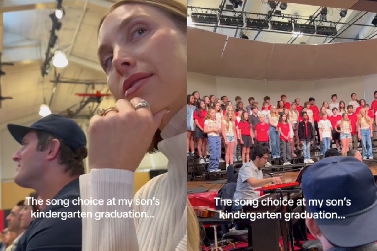 Whitney Port subtly reacts to ‘The Hills’ theme song performance at son